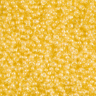 Miyuki 11 Round Seed Bead, 11-1121, Luminous Sun Glow, 13 grams