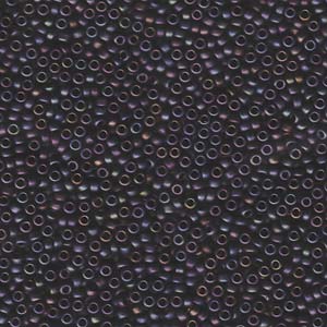 Miyuki 11 Round Seed Bead, 11-2063, Matte Indigo Iris, 13 grams