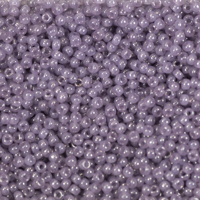 Miyuki 11 Round Seed Bead, 11-2377, Lavender Alabaster Luster