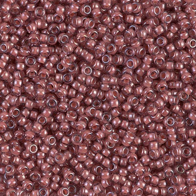 Miyuki 11 Round Seed Bead, 11-364, Lined Berry Luster, 13 grams