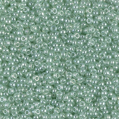 Miyuki 11 Round Seed Bead, 11-370, Sea Foam Luster, 13 grams