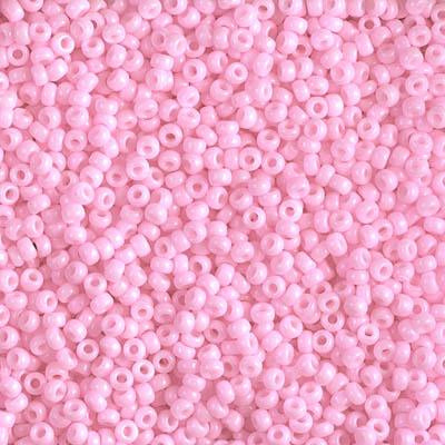 2mm Seed Beads 40g , Neon Pink Lined Clear Seed Beads, Glass Seed Beads  Transparent Pink Color Inside Rocailles B367 