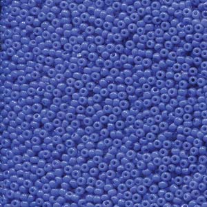 Miyuki 11 Round Seed Bead,11-0417, Opaque Periwinkle, 13 grams