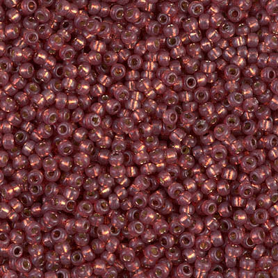 Miyuki 11 Round Seed Bead, 11-4245, Duracoat Silver Lined Dyed Nutmeg, 13 grams