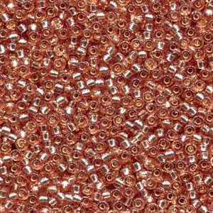 Miyuki 11 Round Seed Bead, 11-4271, Duracoat Silver Lined Dyed Mica, 13 grams