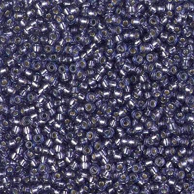 Miyuki 11 Round Seed Bead, 11-4276, Duracoat Silver Lined Dyed Prussian Blue, 13 grams