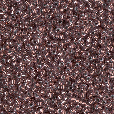 Miyuki 11 Round Seed Bead, 11-978, Copper Lined Pale Amethyst, 13 grams