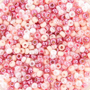 Miyuki 11 Round Seed Bead, Mix - Cotton Candy, 22 grams