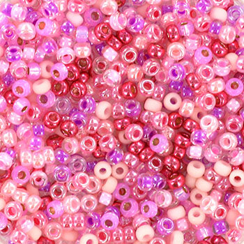 Miyuki 11 Round Seed Bead, Mix - Candy Floss, 22 grams