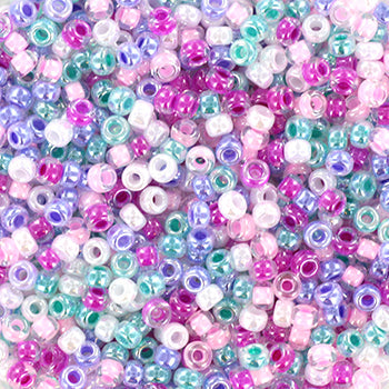 Miyuki 11 Round Seed Bead, Mix - Cupcake Icing, 22 grams
