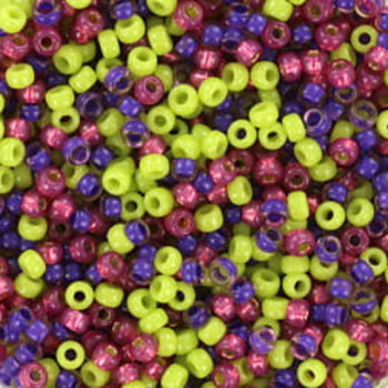 Miyuki 11 Round Seed Bead, Mix - Deep Aubergine, 22 grams