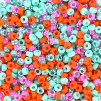 Miyuki 11 Round Seed Bead, Mix - Summer Vacation, 22 grams