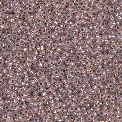 Miyuki 15/0 Round Seed Bead, 15-198, Copper Lined Opal