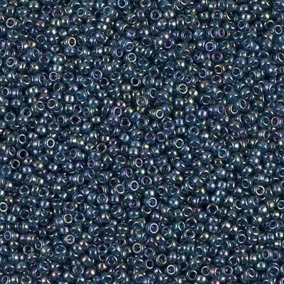 Miyuki 15/0 Round Seed Bead, 15-305, Montana Blue Gold Luster