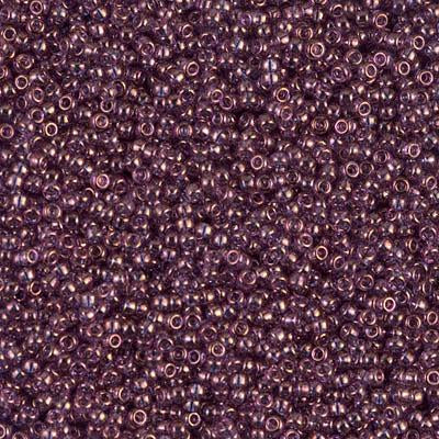 Miyuki 15/0 Round Seed Bead, 15-312, Amethyst Gold Luster