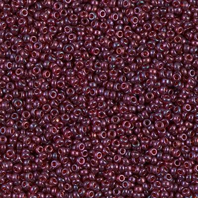 Miyuki 15/0 Round Seed Bead, 15-313, Cranberry Gold Luster