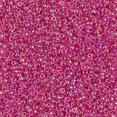 Miyuki Hot Pink Crystal Beads - Size 15/0 | Barrel of Beads