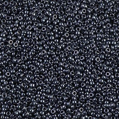 Miyuki 15/0 Round Seed Bead, 15-451, Gunmetal