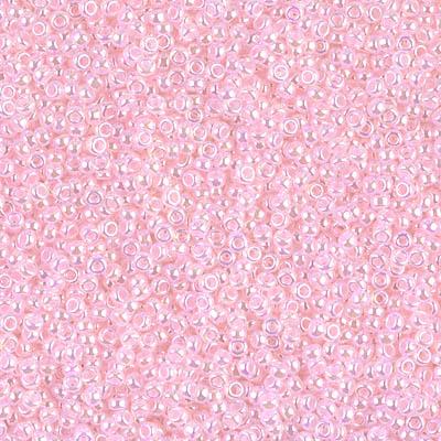 Miyuki 15/0 Round Seed Bead, 15-517, Baby Pink Ceylon