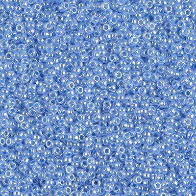 Miyuki 15/0 Round Seed Bead, 15-524, Sky Blue Ceylon