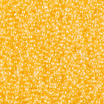 Miyuki 15 Round Seed Bead, 15-1121, Luminous Sun Glow, 8 grams