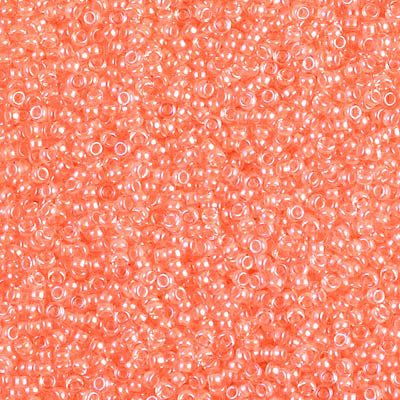 Miyuki 15 Round Seed Bead, 15-1122, Luminous Flamingo, 8 grams