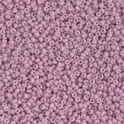 Miyuki 15 Round, Matte Opaque Dusty Orchid, 8 grams, 15-2024