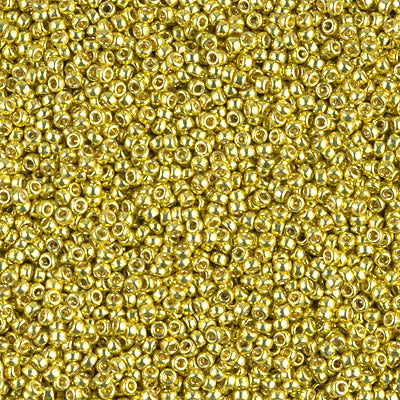 Miyuki 15 Round, Duracoat Galvanized Zest, 8 grams, 15-4205