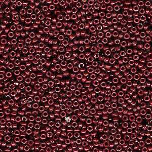 Miyuki 15 Round Seed Bead, 15-4469, Duracoat Dyed Opaque Jujube, 8 grams