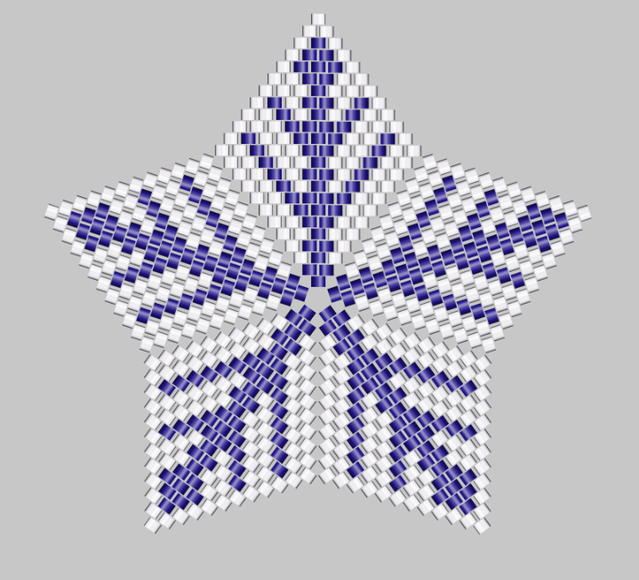 3-D Peyote Star Class - Snowflake