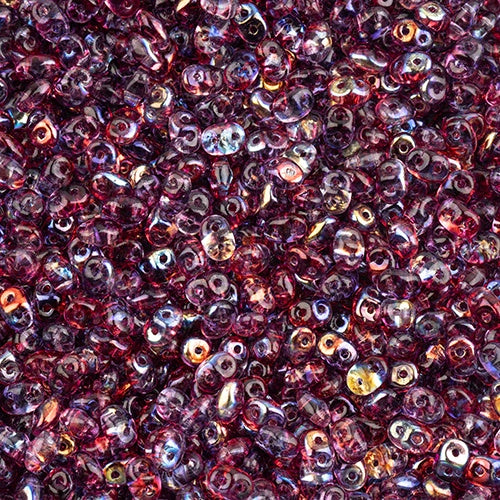 Superduo, Crystal Summer Rainbow Light Violet, SD0003-48114, 8 grams