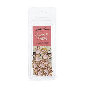 Sweet & Petite Charms, 14x13mm Whale Pink Pink, 10 pcs