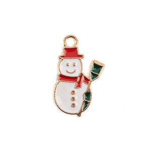 Sweet & Petite Charms, Snowman 21x13mm, 8 pcs