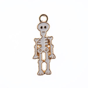 Sweet & Petite Halloween Charms, 26x10mm Skeleton, 10pcs