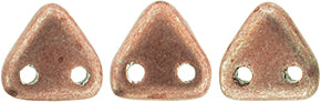 CzechMates Two Hole Triangle, Saturated Metallic Butterum