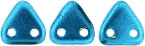 CzechMates Two Hole Triangle, Saturated Metallic Shaded Spruce