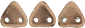 CzechMates Two Hole Triangle, Saturated Metallic Autumn Maple