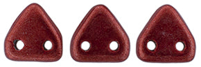 CzechMates Two Hole Triangle, Saturated Metallic Cherry Tomato