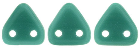 CzechMates Two Hole Triangle, Persian Turquoise