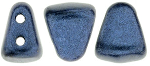 Nib-Bit Beads, Metallic Suede Dark Blue, 8 grams