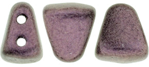 Nib-Bit Beads, Metallic Suede Pink, 8 grams