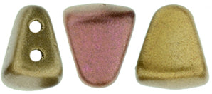 Nib-Bit Beads, Matte Metallic Gold Iris, 8 grams