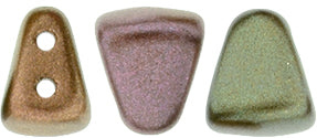 Nib-Bit Beads, Matte Metallic Bronze Iris, 8 grams