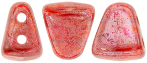 Nib-Bit Beads, Luster Ruby, 8 grams