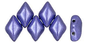 GemDuo 2-Hole Diamond Shaped Bead, Saturated Metallic Ultra Violet, 7.5 grams