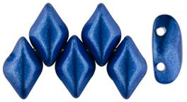 GemDuo 2-Hole Diamond Shaped Bead, Saturated Metallic Galaxy Blue, 7.5 grams