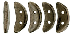 CzechMates Two Hole Crescent, Dark Bronze