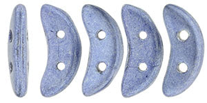 CzechMates Two Hole Crescent, Saturated Metallic Sapphire