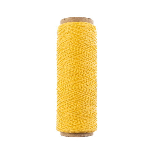 Gudebrod Waxed Thread 3ply Made In USA 500ft (152.4m) Spool 0.38mm (0.015in), Honey