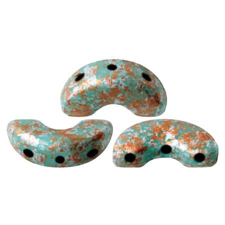 Arcos® Par Puca®, ARC-6313-45703, Opaque Green Turquoise Tweedy